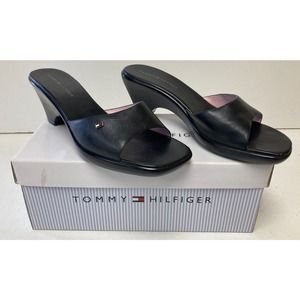 Tommy Hilfiger Women's Mantra Black Kaprice Pumps Heels Round Toe US 9 w/box